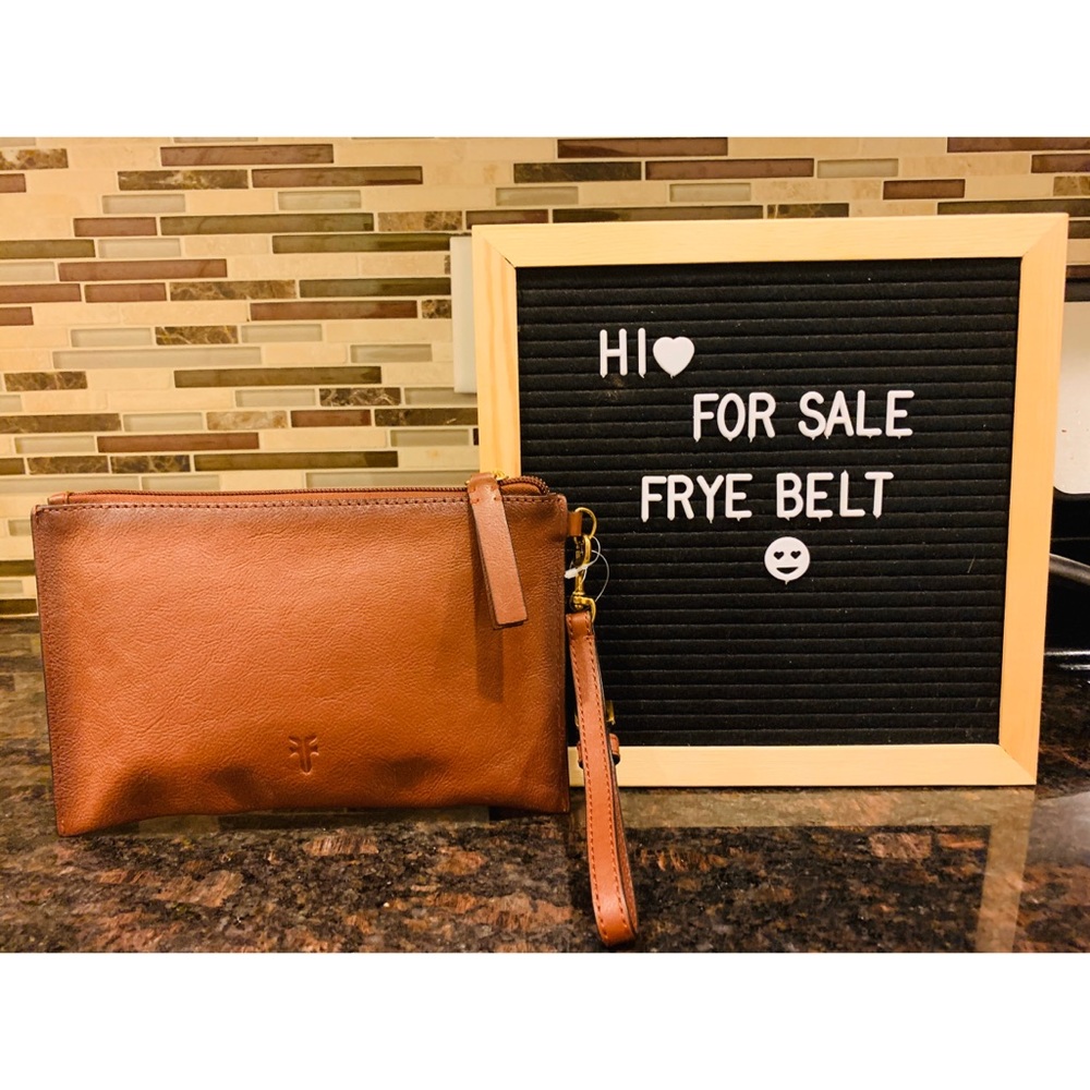 NEW Frye wristlet